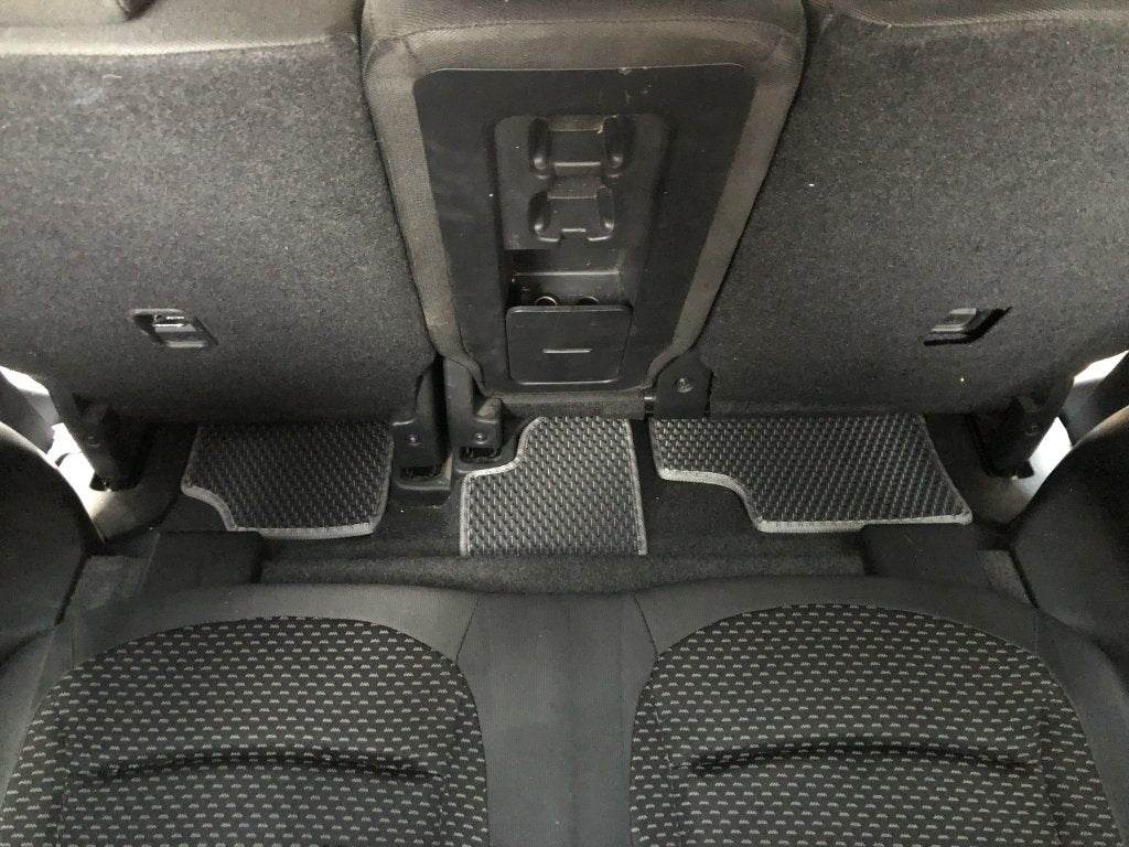 Mats for +2 (3 rows, EVA, black) for Nissan Qashqai 2010-2014 - Reelken Auto