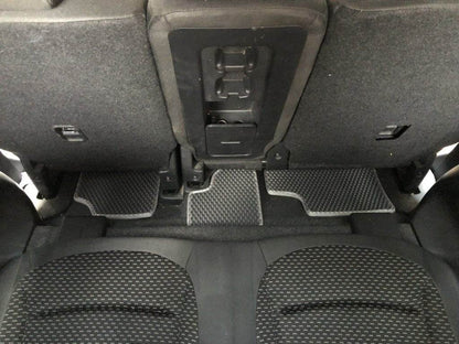 Mats for +2 (3 rows, EVA, black) for Nissan Qashqai 2010-2014 - Reelken Auto