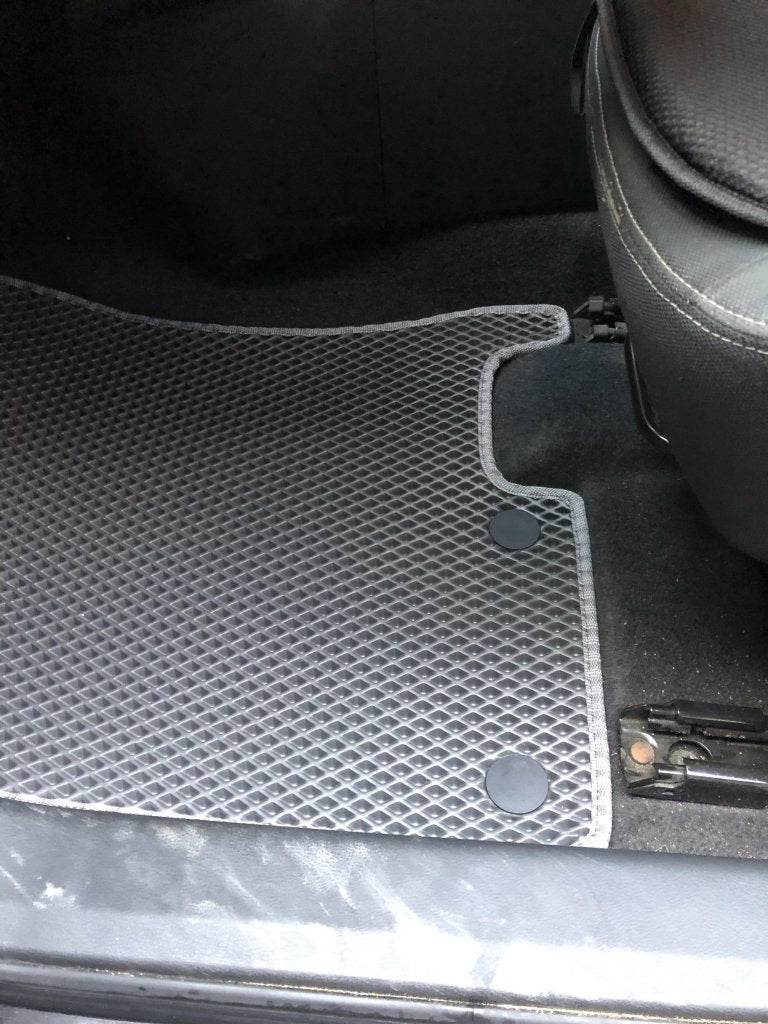 Mats for +2 (3 rows, EVA, black) for Nissan Qashqai 2007-2010 - Reelken Auto
