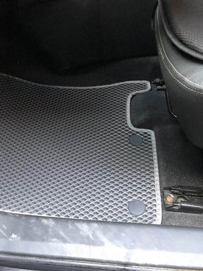Mats for +2 (3 rows, EVA, black) for Nissan Qashqai 2007-2010 - Reelken Auto