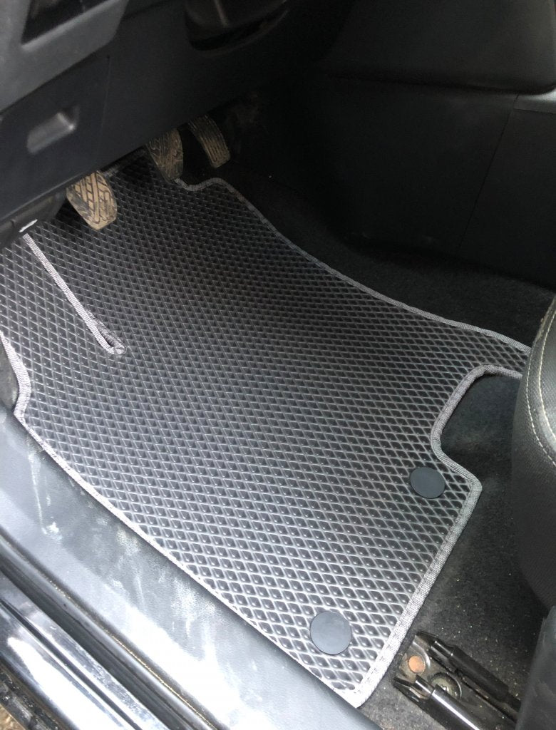 Floor mats for +2 (3 rows, EVA, Black) for Nissan Qashqai 2010-2014 - image 1