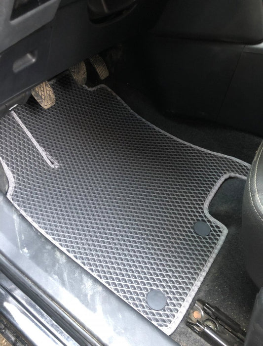 Floor mats for +2 (3 rows, EVA, Black) for Nissan Qashqai 2010-2014 - image 1