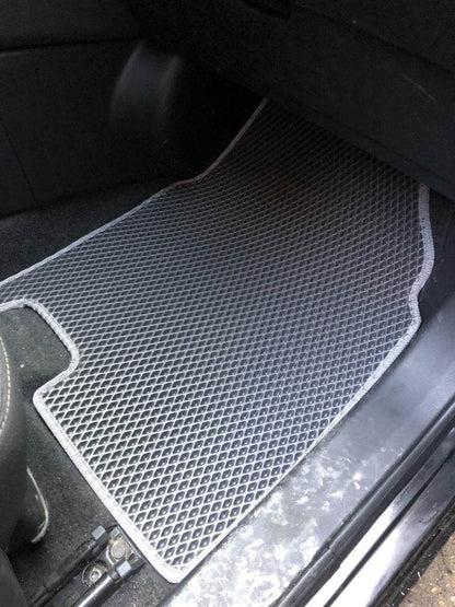 Mats for +2 (3 rows, EVA, black) for Nissan Qashqai 2007-2010 - Reelken Auto