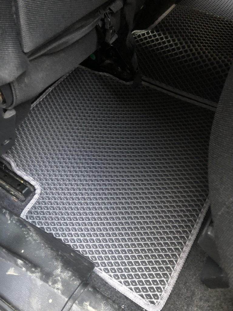 Mats for +2 (3 rows, EVA, black) for Nissan Qashqai 2010-2014 - Reelken Auto
