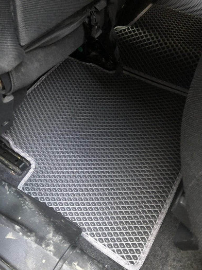 Mats for +2 (3 rows, EVA, black) for Nissan Qashqai 2010-2014 - Reelken Auto