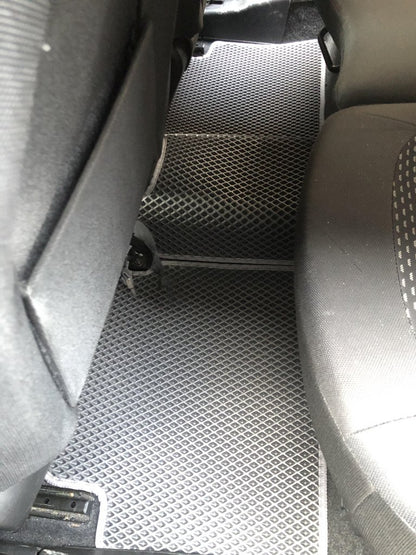 Floor mats for +2 (3 rows, EVA, Black) for Nissan Qashqai 2010-2014 - image 11