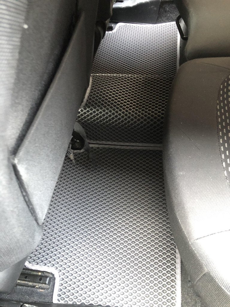 Floor mats for +2 (3 rows, EVA, Black) for Nissan Qashqai 2007-2010 - image 11