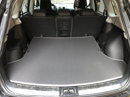 Trunk mat for +2 (long, EVA, black) for Nissan Qashqai 2007-2010 - image 5
