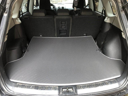 Trunk mat for +2 (long, EVA, black) for Nissan Qashqai 2007-2010 - Reelken Auto