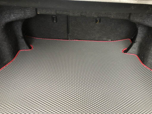 Trunk mat (EVA, black) for Toyota Camry 2002-2006 - Reelken Auto