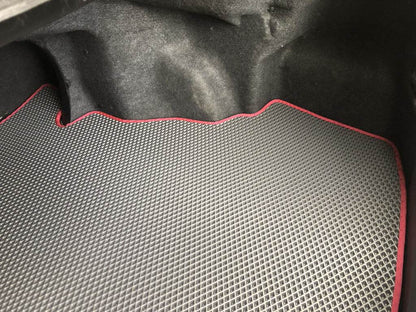 Trunk mat (EVA, black) for Toyota Camry 2002-2006 - Reelken Auto