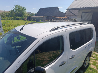 Roof Rails OmsaLine Solid (2 pcs, black) for Peugeot Partner/Rifter 2019- - image 3