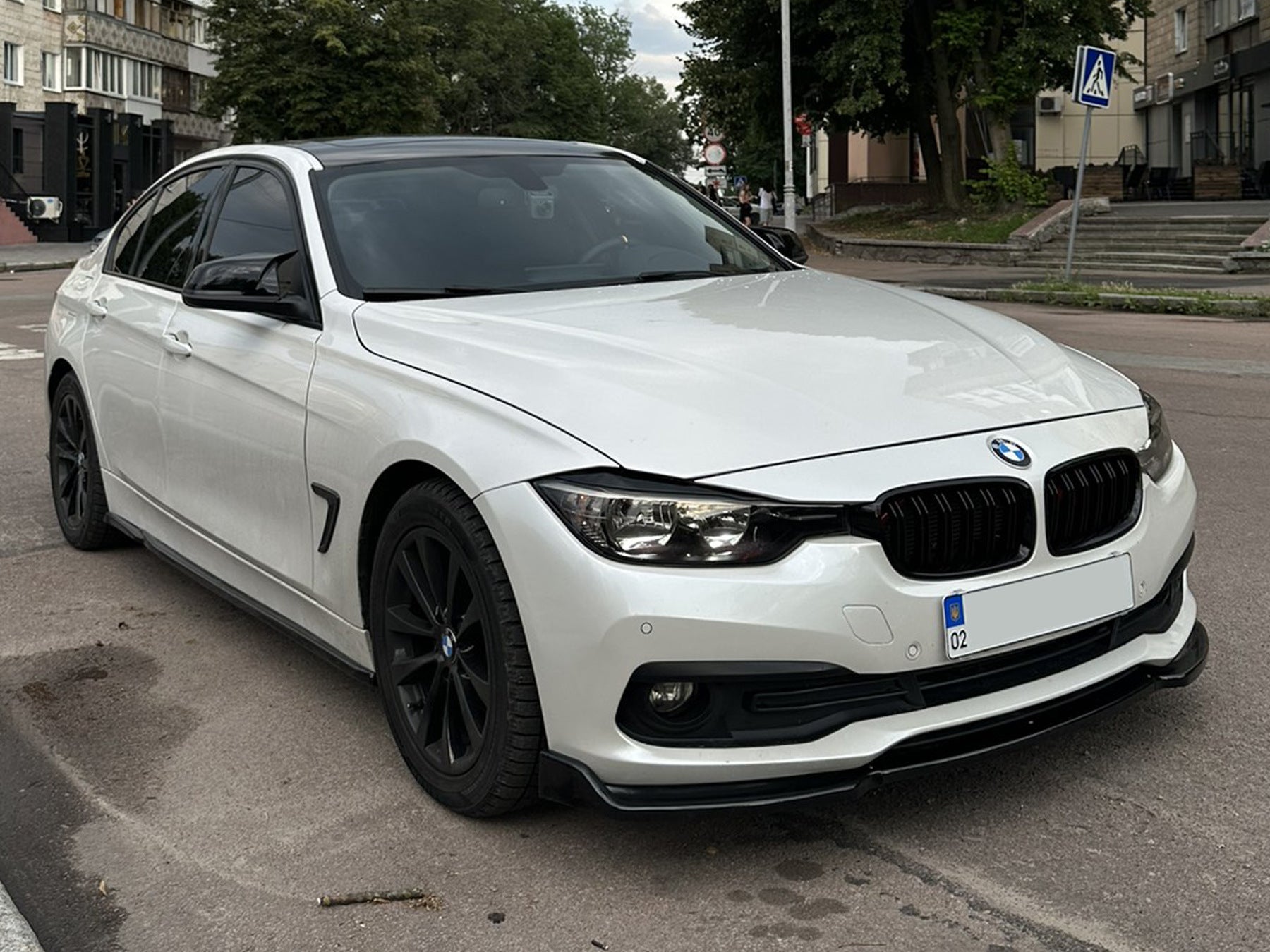 DPT Front Lip for Stock Version (2015-2018, Gloss Black) for BMW 3 Series F-30/31/34 2012-2019 - image 4