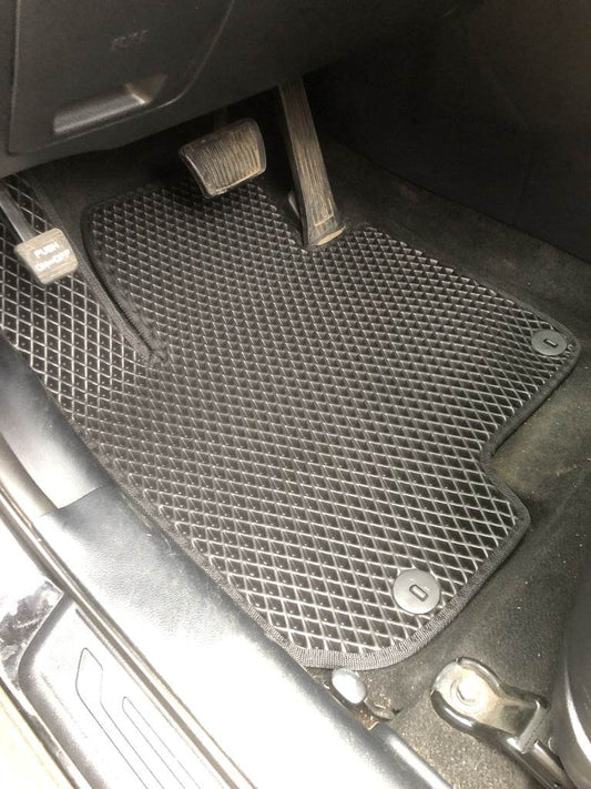 Floor mats EVA V1 (black) for Kia Sportage 2010-2015 - Reelken Auto