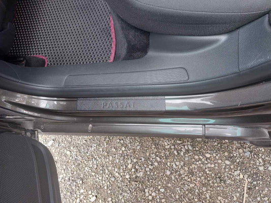 Door Sill Protectors DDU (4 pcs, plastic) for Volkswagen Passat СС 2008-2017 - image 2