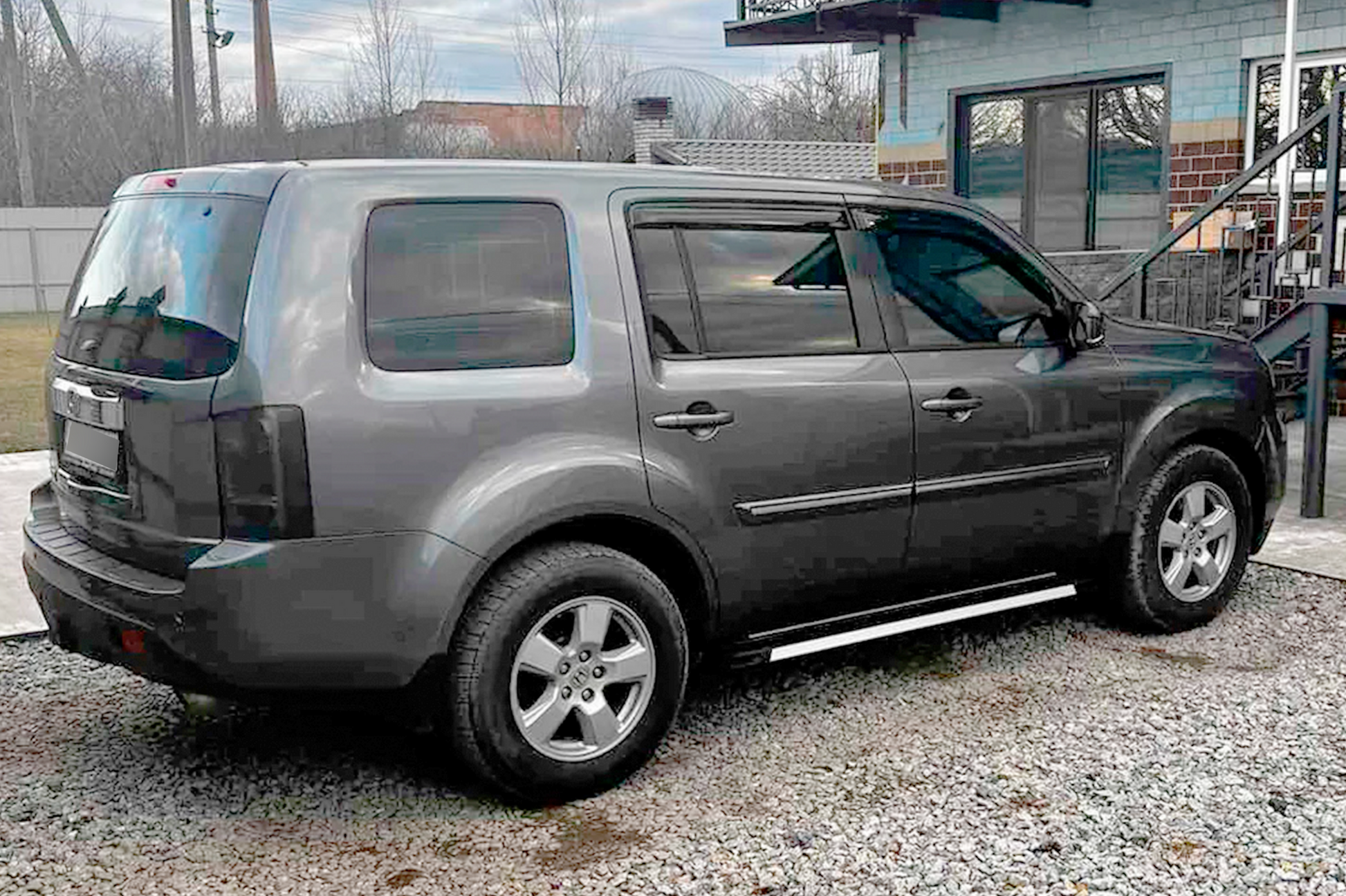 Window Deflectors (4 pcs, HIC) for Honda Pilot 2008-2015 - image 2