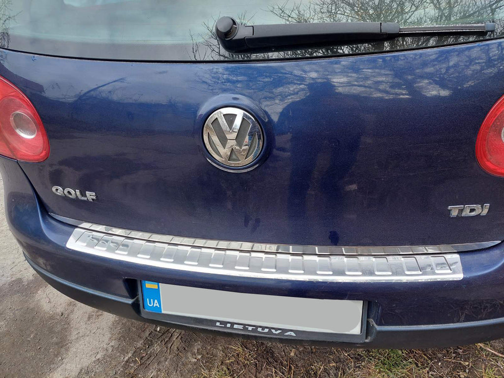 The edge of the trunk (stainless) for Volkswagen Golf 5 - image 5