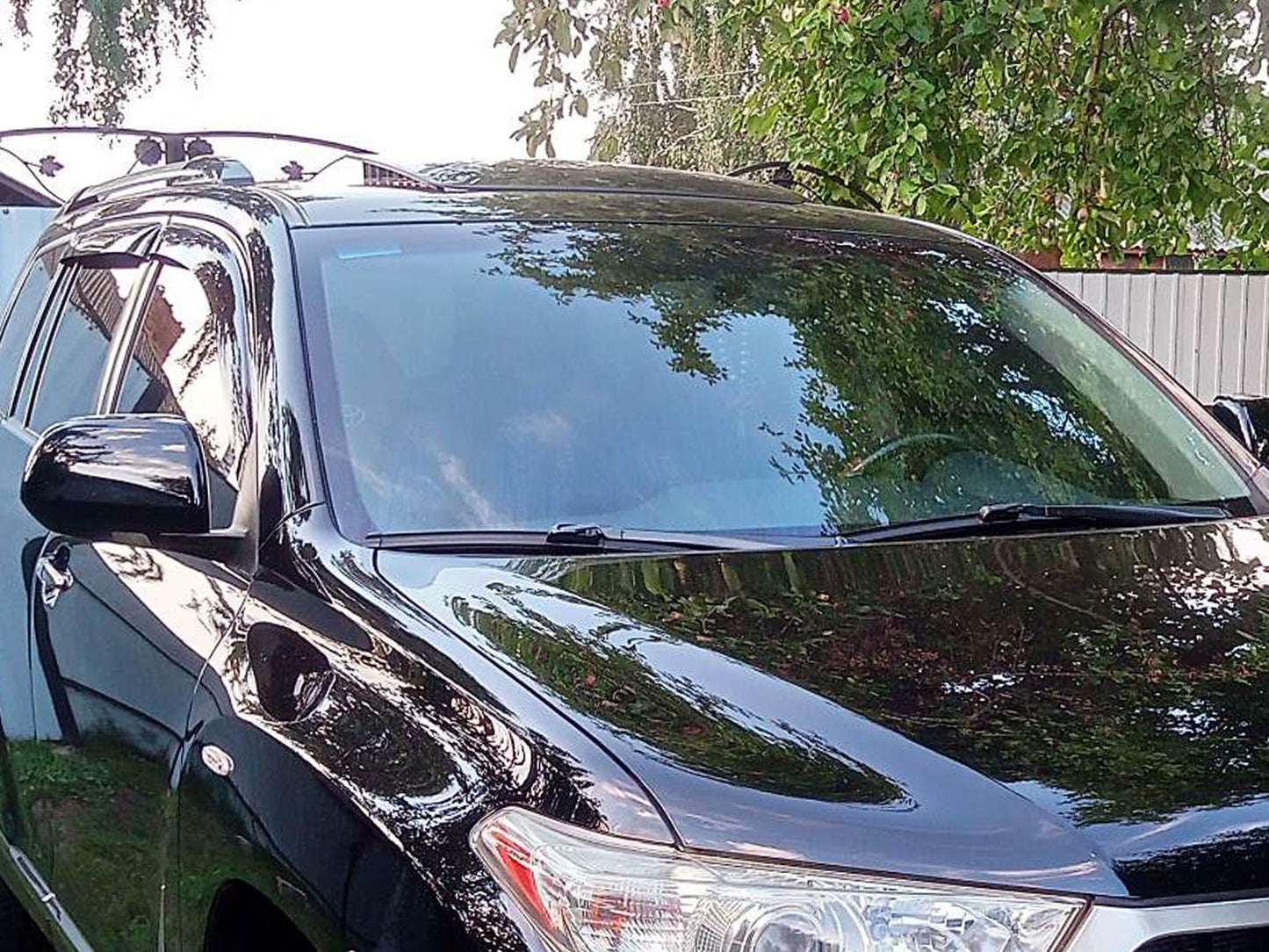 Sunroof imitation (black gloss, ABS plastic) - image 3