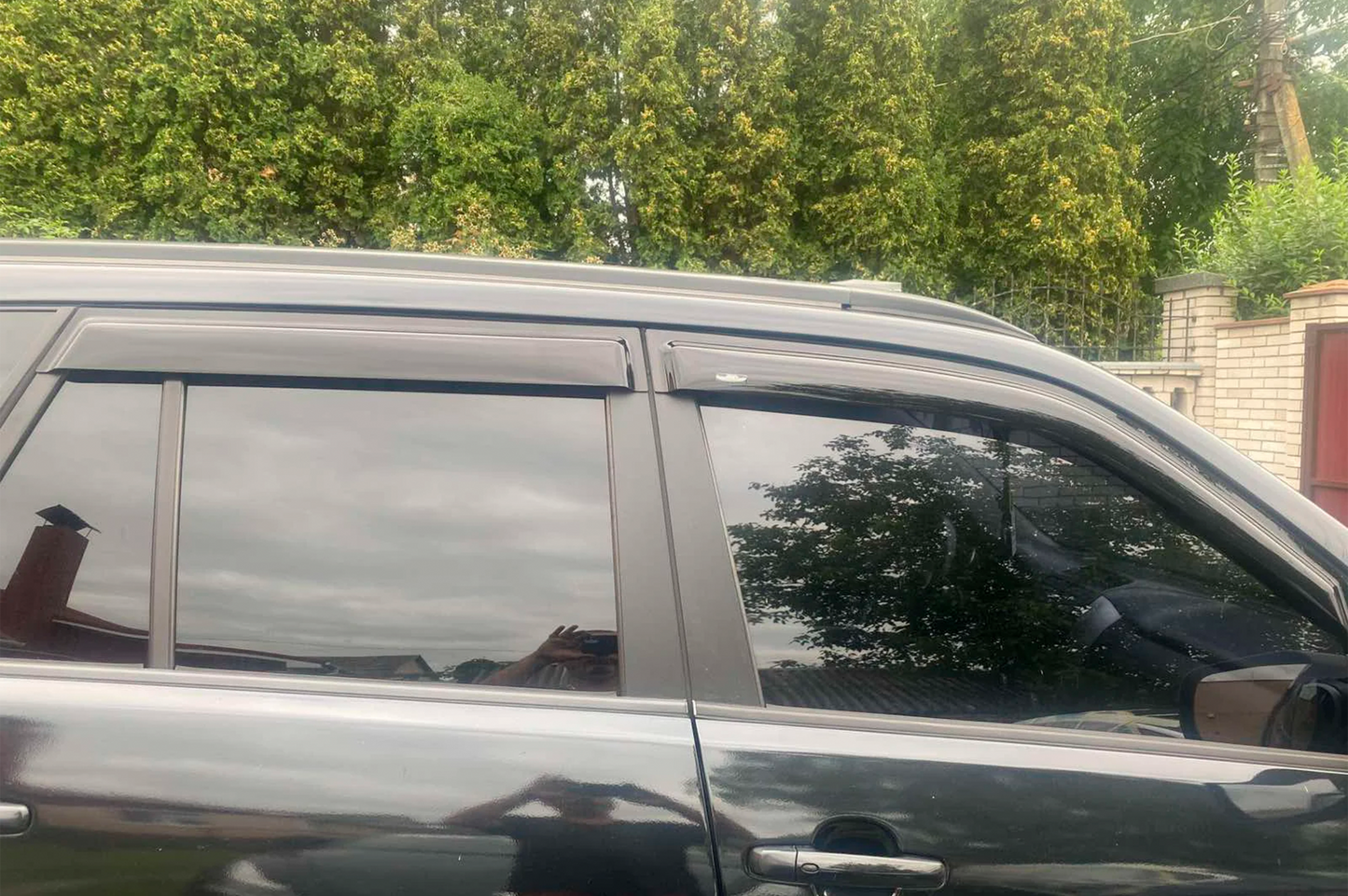 Window Deflectors (4 pcs, HIC) for Suzuki Grand Vitara 2005-2017 - image 4