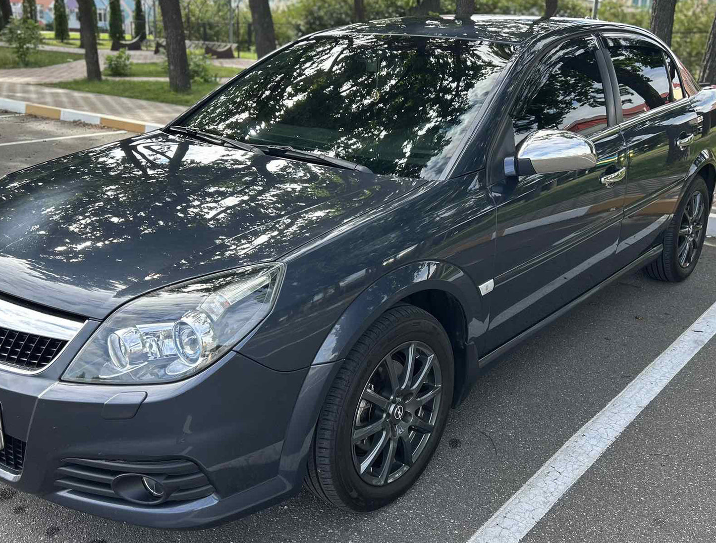 Mirror Covers (2 pcs, Stainless Steel) for Opel Vectra C 2002-2008 - image 3