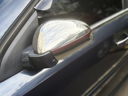 Mirror Covers (2 pcs, Stainless Steel) for Opel Vectra C 2002-2008 - image 1