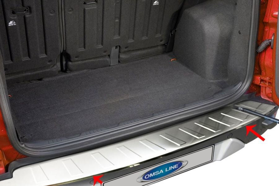 Rear bumper protector stainless steel (2013-2017) for Ford Ecosport 2013-2022 - image 1