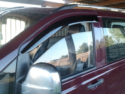 Window Deflectors (2 pcs, HIC) for Mercedes Viano 2004-2014 - image 5