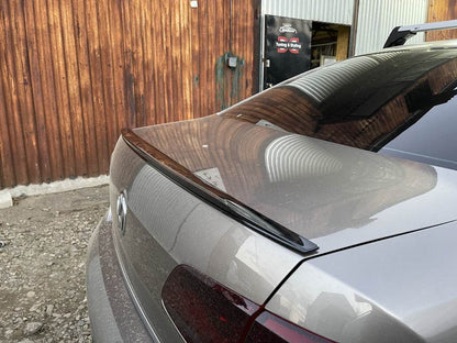 LIP spoiler (Sunplex, black, for EU) (115.8cm * 6.3cm) for Volkswagen Passat B7 2012-2015 - Reelken Auto