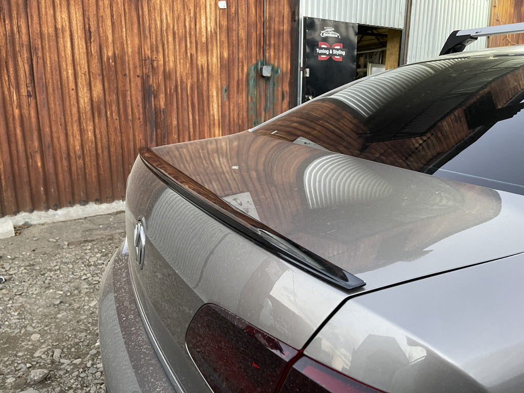 Lip Spoiler (Sunplex, black, for EU) (115.8cm x 6.3cm) for Volkswagen Passat B7 2012-2015 - image 1