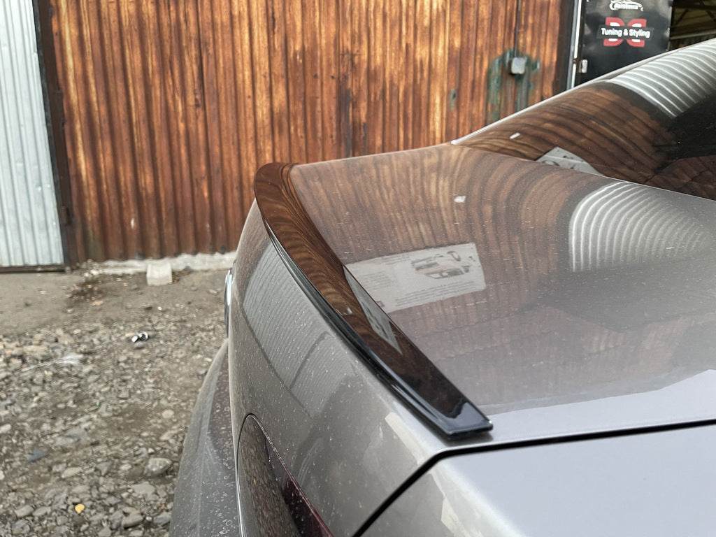 LIP spoiler (Sunplex, black, for EU) (115.8cm * 6.3cm) for Volkswagen Passat B7 2012-2015 - Reelken Auto