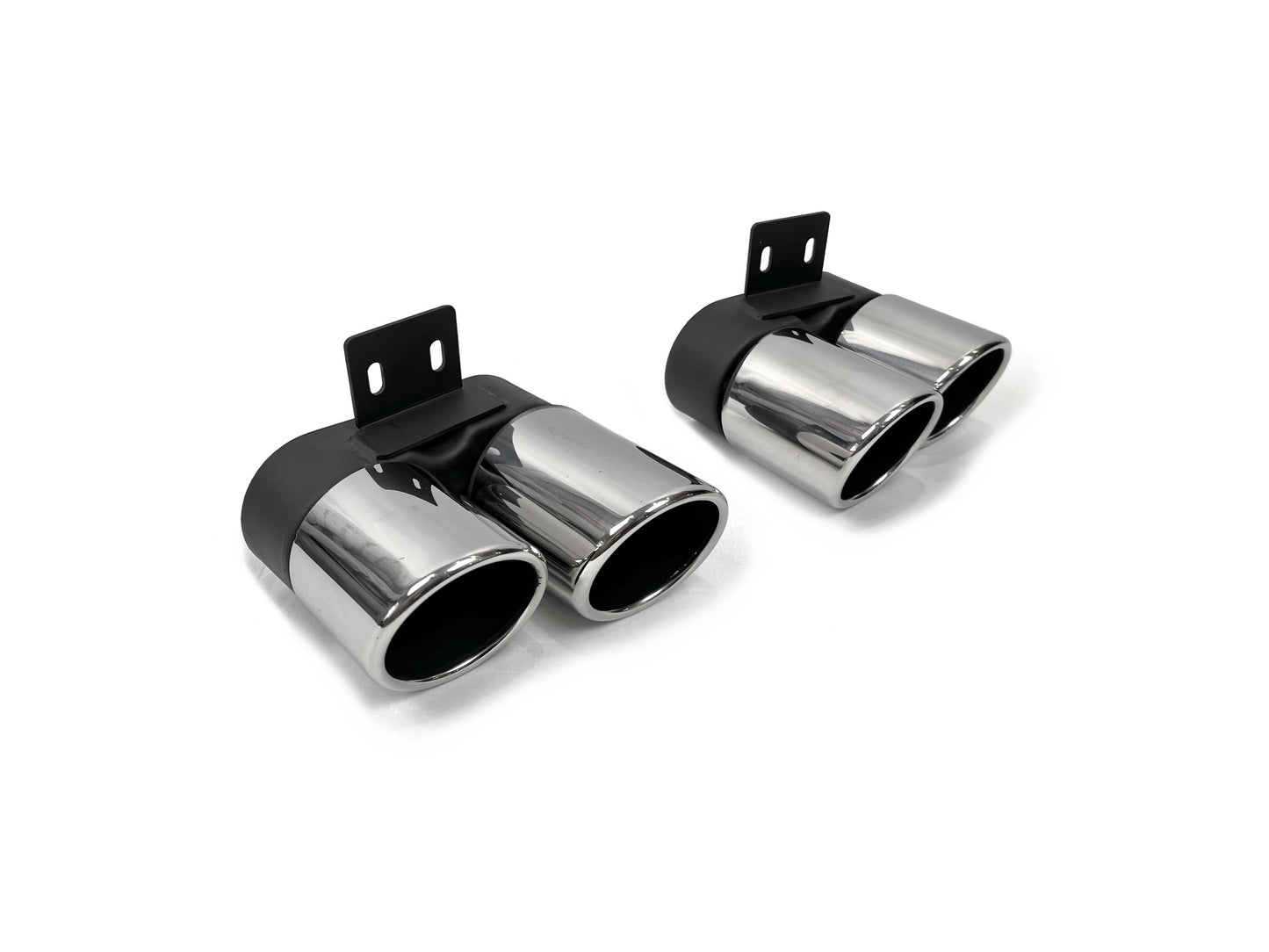 Exhaust tips in M5 style (2 pcs) for BMW 5 Series F-10/11/07 2010-2016 - image 1