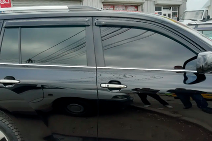 Window Deflectors (4 pcs, HIC) for Toyota Highlander 2008-2013 - image 2