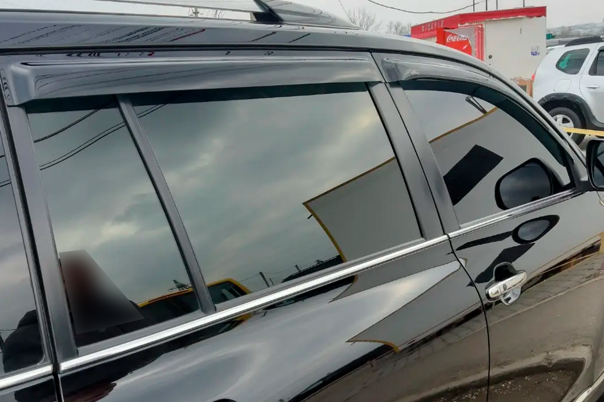Window Deflectors (4 pcs, HIC) for Toyota Highlander 2008-2013 - image 3