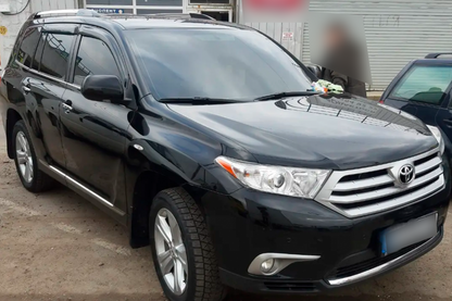 Window Deflectors (4 pcs, HIC) for Toyota Highlander 2008-2013 - image 6