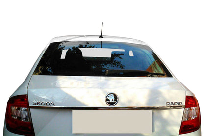 Chrome trim above license plate Tit-design (stainless steel) for Skoda Rapid 2012-2019 - image 1