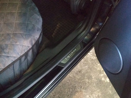 Door sills Flexill (4 pcs, stainless steel) for Opel Vectra C 2002-2008 - image 2