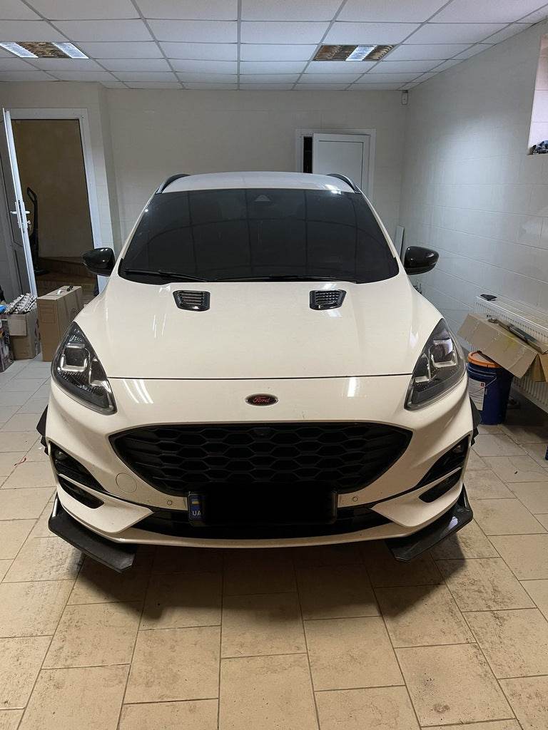 Cover on the hood type-B (2 pcs., ABS) - Reelken Auto