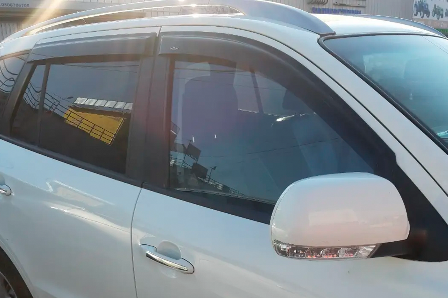 Window Deflectors (4 pcs, HIC) for Hyundai Santa Fe 3 2012-2018 - image 2