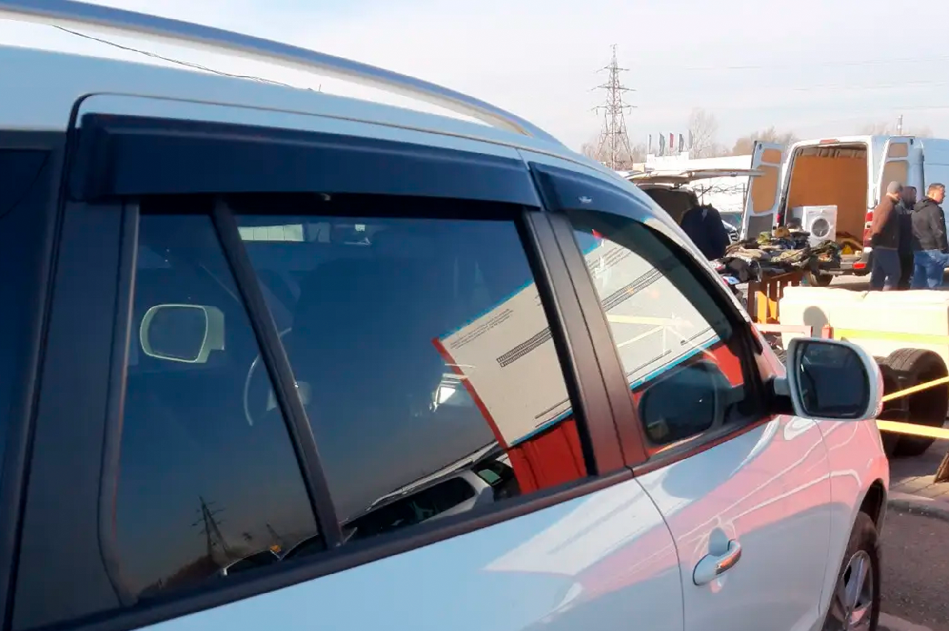 Window Deflectors (4 pcs, HIC) for Hyundai Santa Fe 4 2018-2023 - image 5