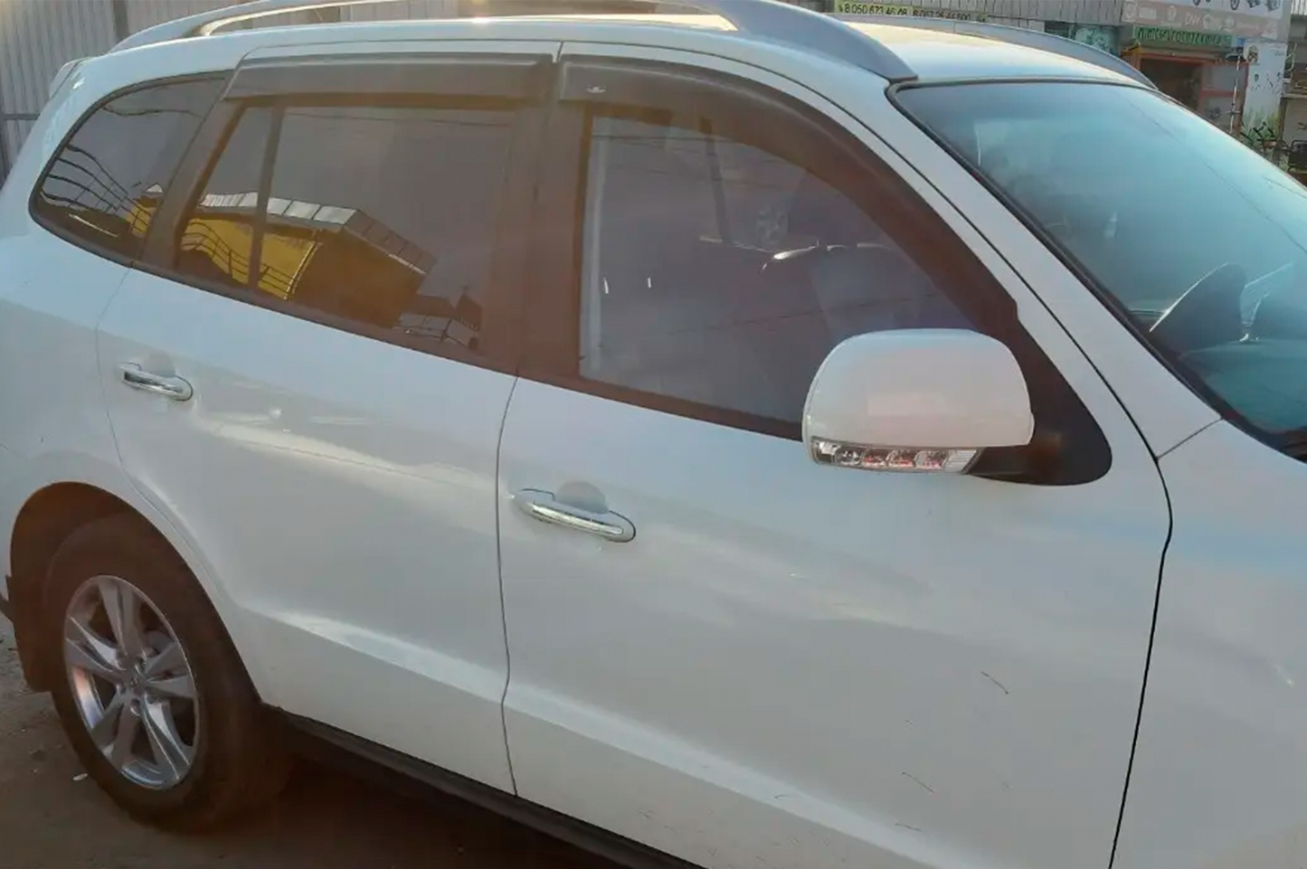 Window Deflectors (4 pcs, HIC) for Hyundai Santa Fe 2 2006-2012 - image 7