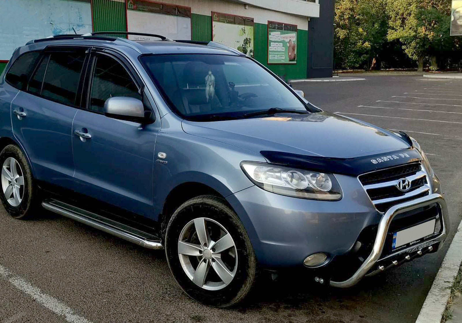 Bull Bar WT004 (Stainless Steel) for Hyundai Santa Fe 2 2006-2012 - image 2