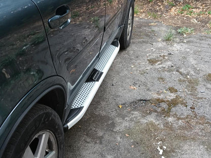 Side Steps Mevsim Grey (2 pcs, Aluminum) for Volvo XC90 2002-2014 - image 7