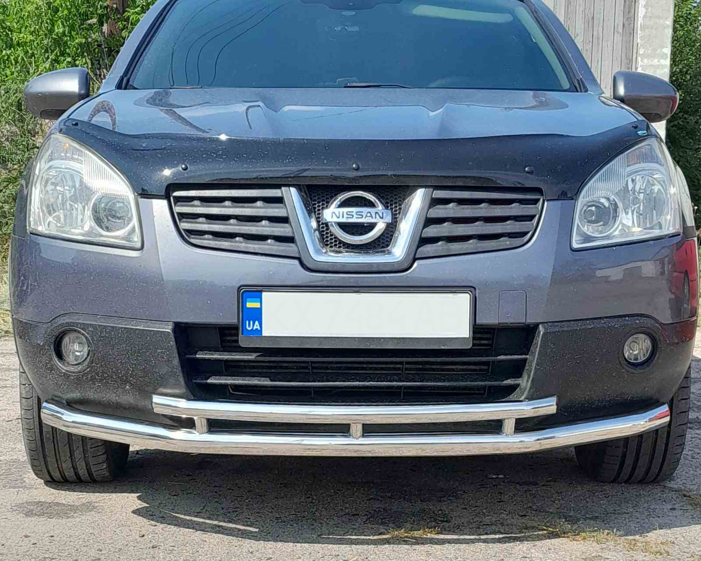Front Double Bar ST014 (Stainless Steel) for Nissan Qashqai 2007-2010 - image 1