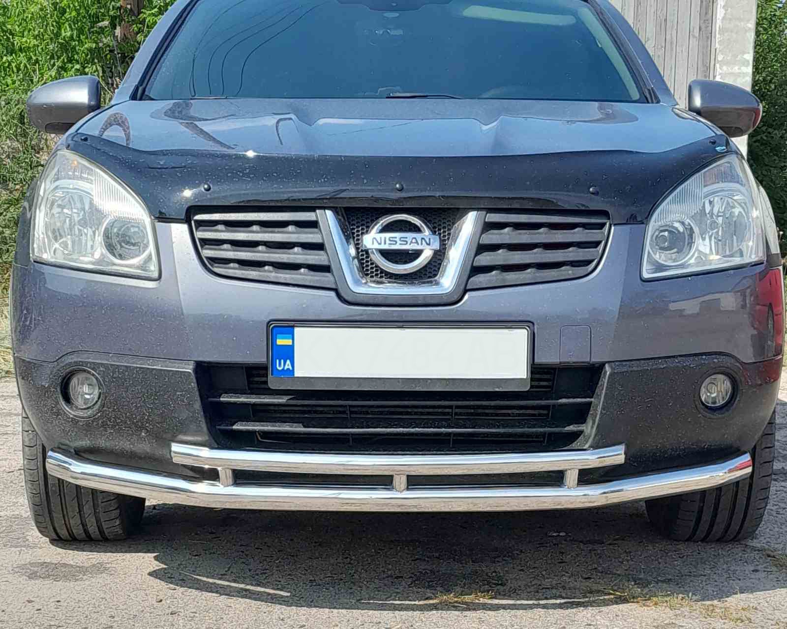 Front Double Bar ST014 (Stainless Steel) for Nissan Qashqai 2010-2014 - image 1