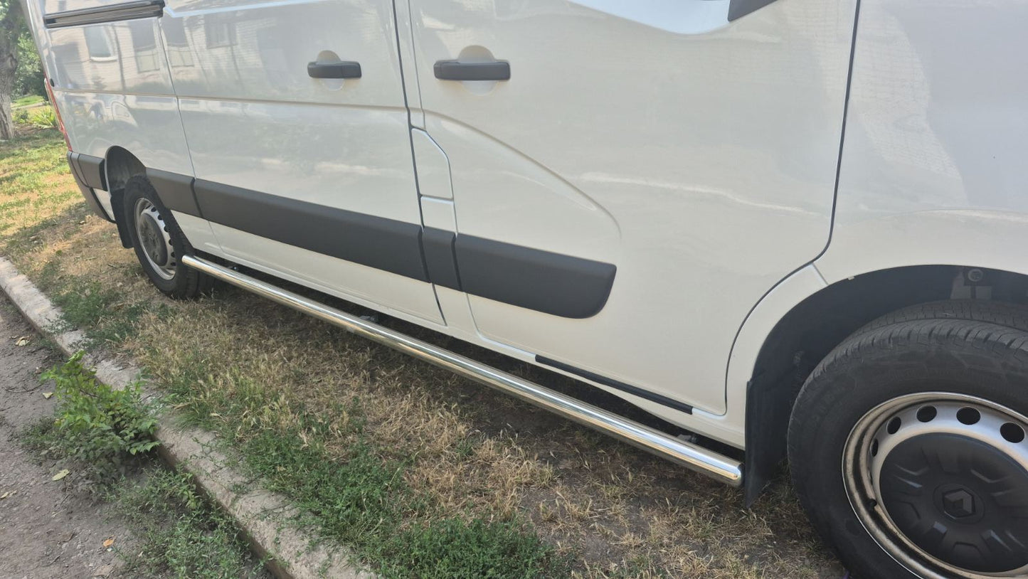 Side Bars BB002 (2 pcs, Stainless Steel) for Nissan NV400 2010-2024 - image 5