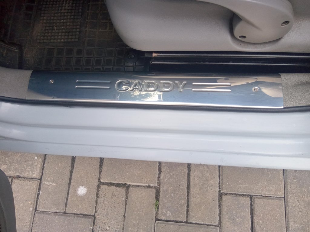 Stainless Steel Door Sill Protectors OmsaLine (4 pcs) for Volkswagen Caddy 2015-2020 - image 4