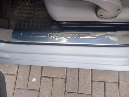 Stainless Steel Door Sill Protectors OmsaLine (4 pcs) for Volkswagen Caddy 2015-2020 - image 4