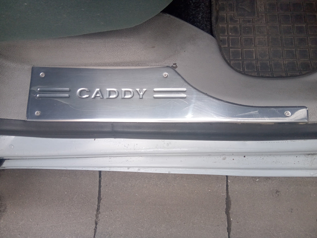 Stainless Steel Door Sill Protectors OmsaLine (4 pcs) for Volkswagen Caddy 2015-2020 - image 5