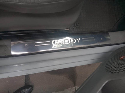 The sill plates OmsaLine (4-piece, stainless steel.) for Volkswagen Caddy 2015-2020 - Reelken Auto