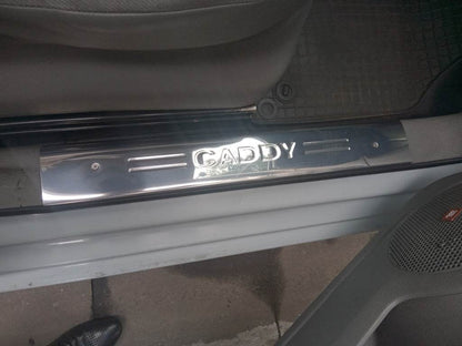 The sill plates OmsaLine (4-piece, stainless steel.) for Volkswagen Caddy 2015-2020 - Reelken Auto